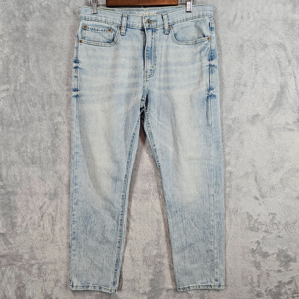 Levi's Jeans Mens 32 x 30 Blue Cotton Blend Signature S47 Regular Taper 32x30